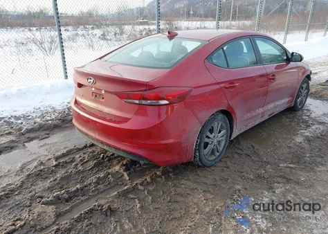 2017 Hyundai Elantra Se z USA, uszkodzony, nr VIN KMHD84LF5HU197359